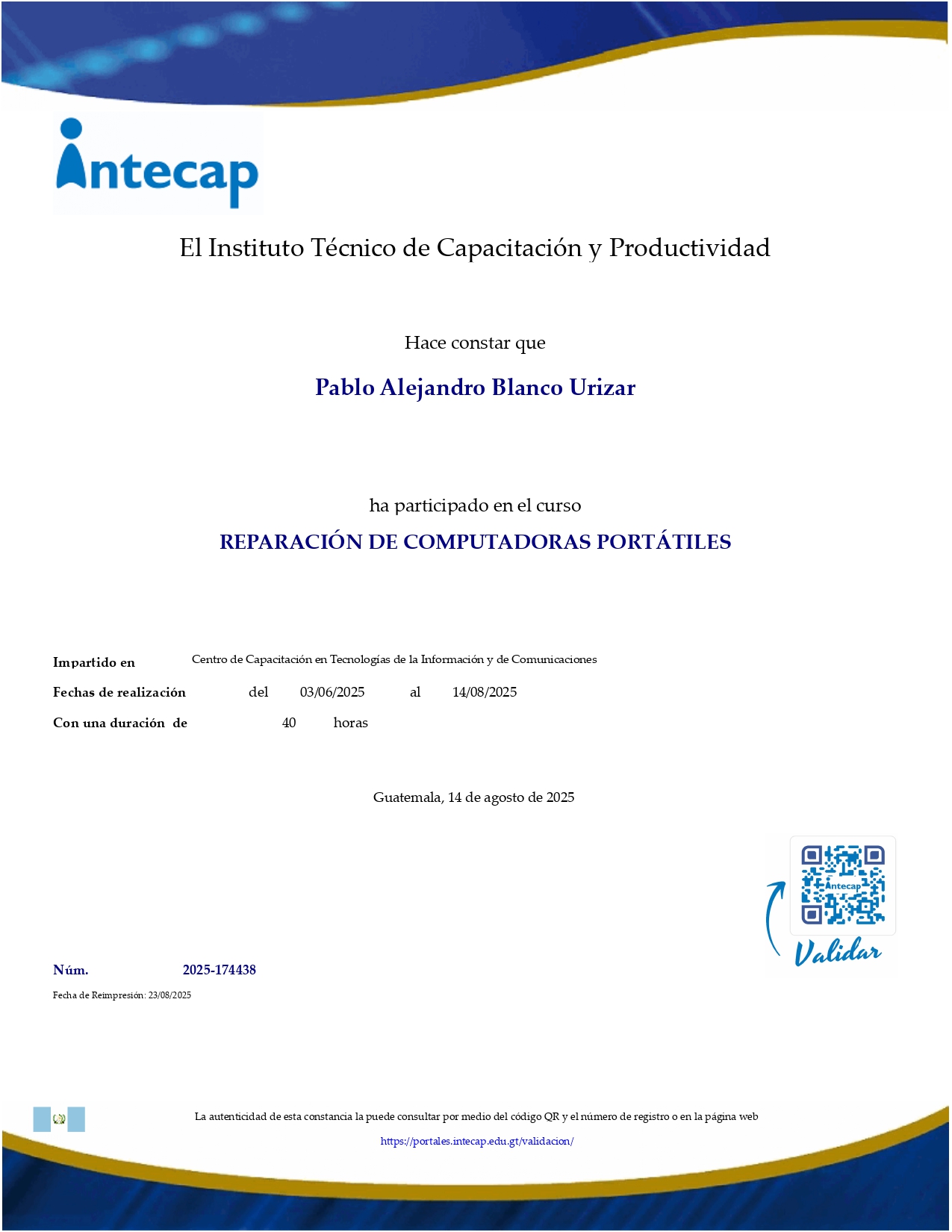 Certificado