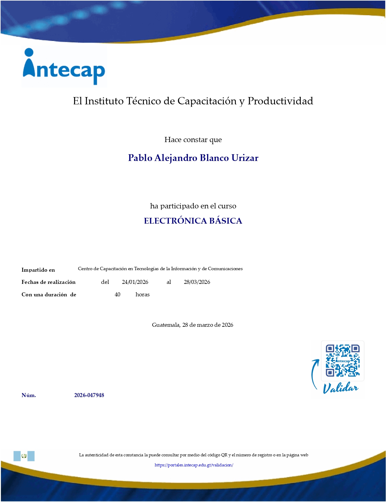 Certificado