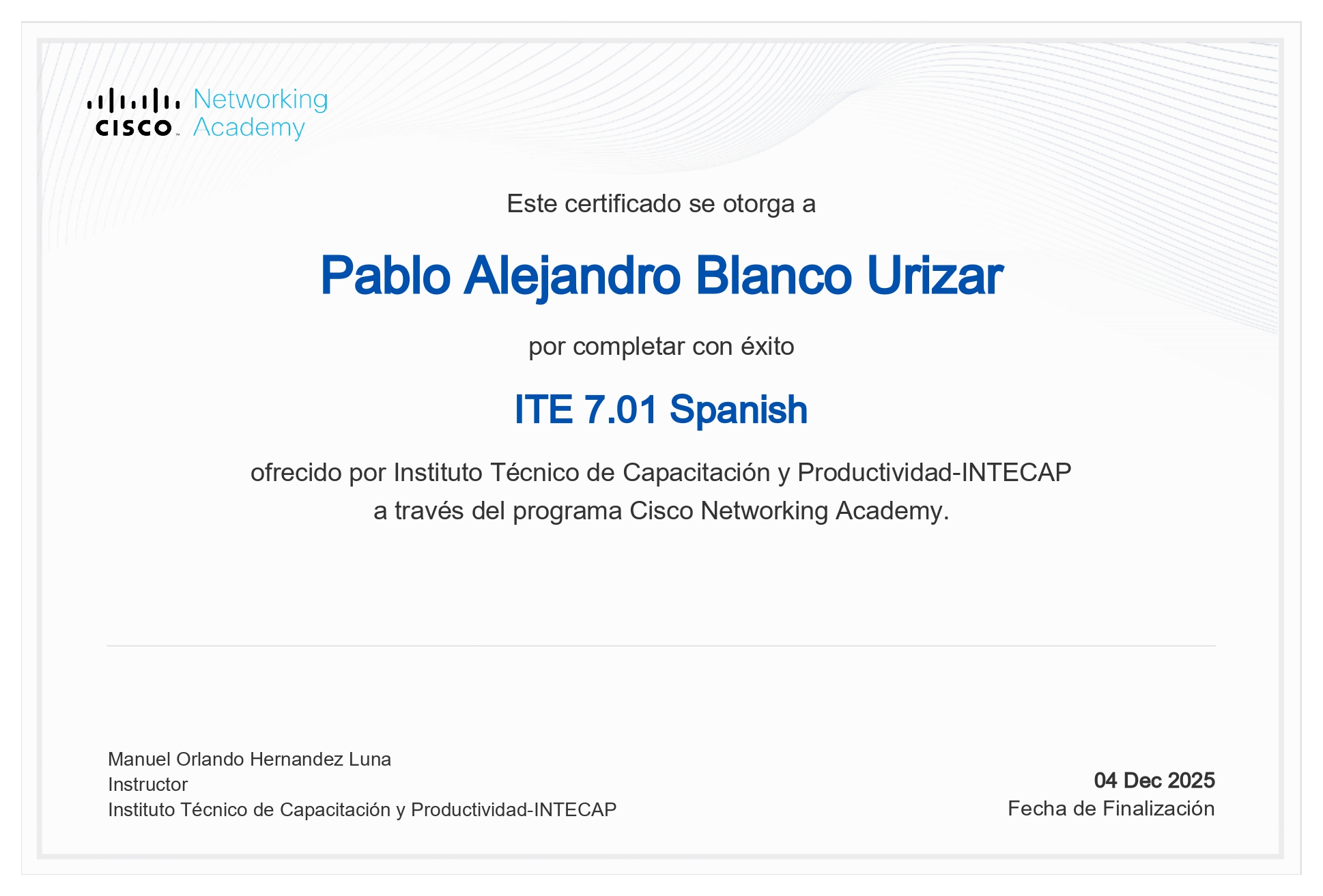 Certificado