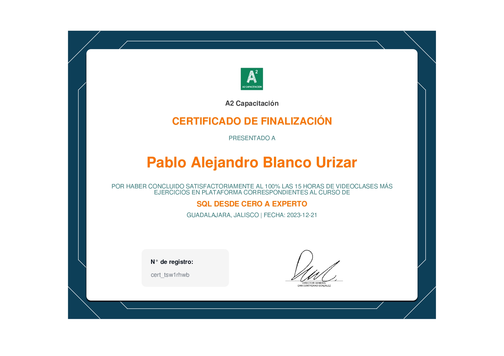 Certificado