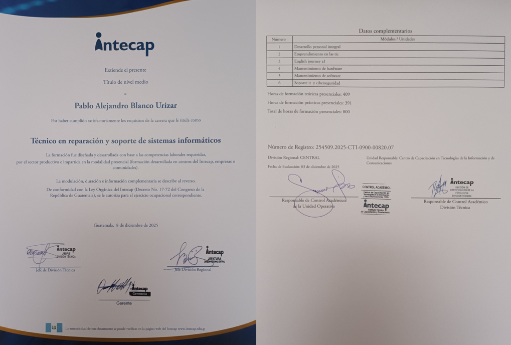 Certificado
